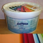 Santorin-Mix, reproduzierbare Farbtöne